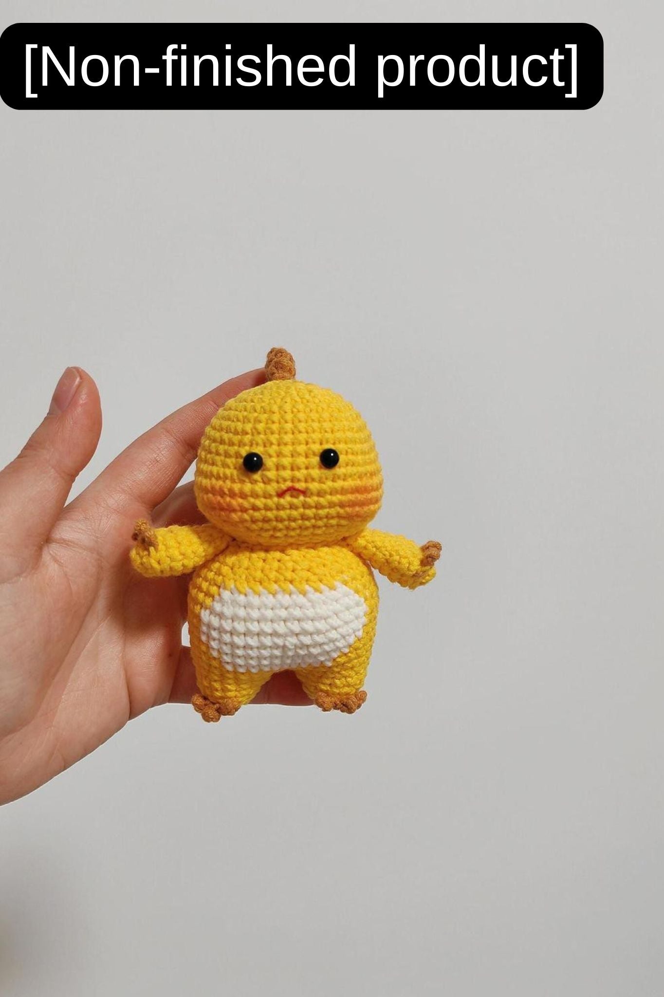 Finished Product [Custom] Nai Long Animation Fan Art - Handmade Crochet Keychain Charm