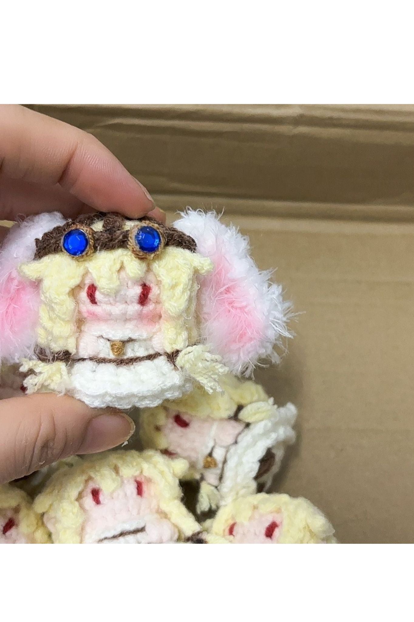 Finished Product Custom Identity V Galatea Claude（Sculptor） Game Fan Art - Handmade Crochet Keychain Charm