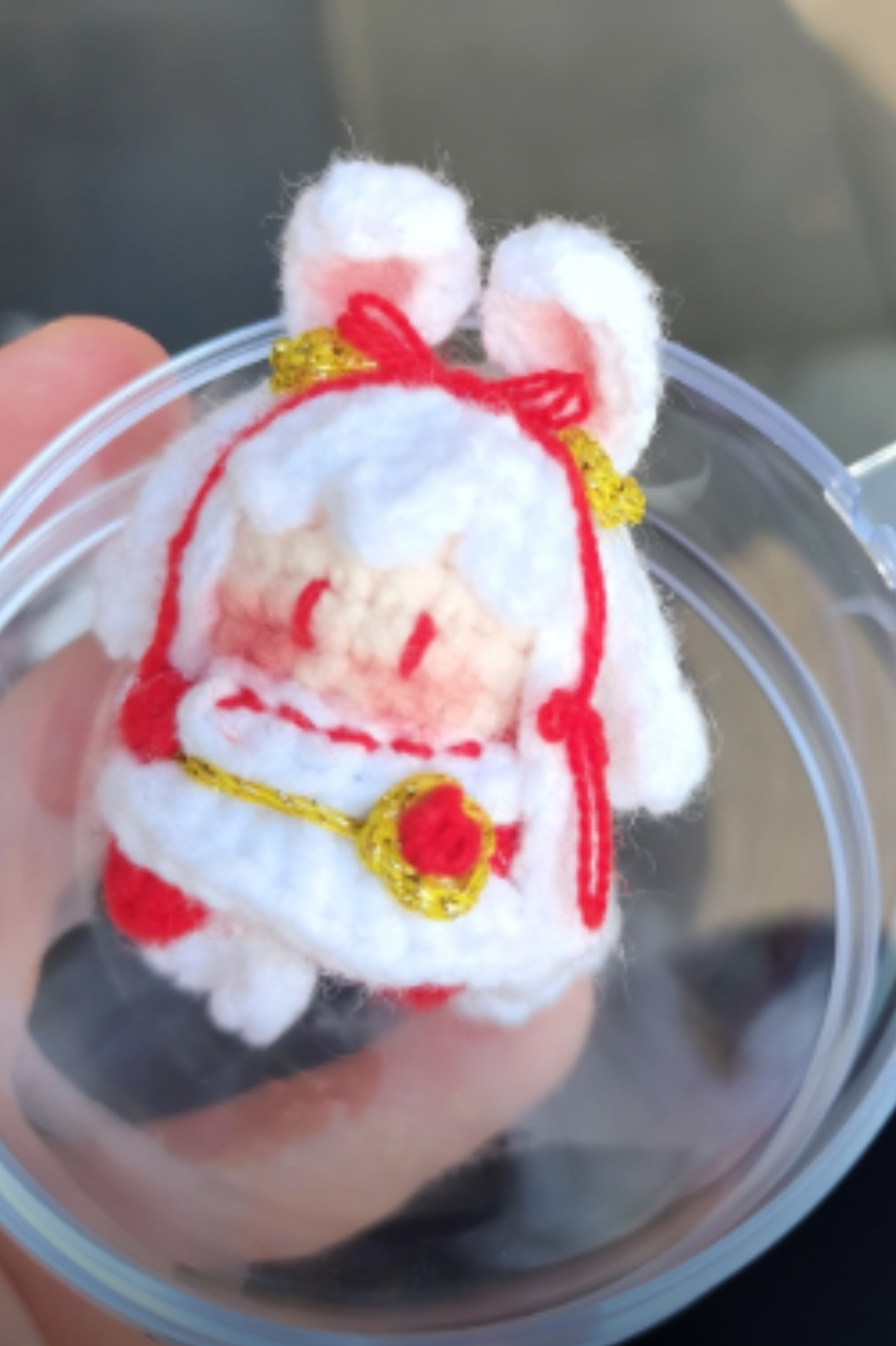 [Finished Product] Custom Honor of Kings Game Fan Art GONGSUN LI- Handmade Crochet Keychain Charm