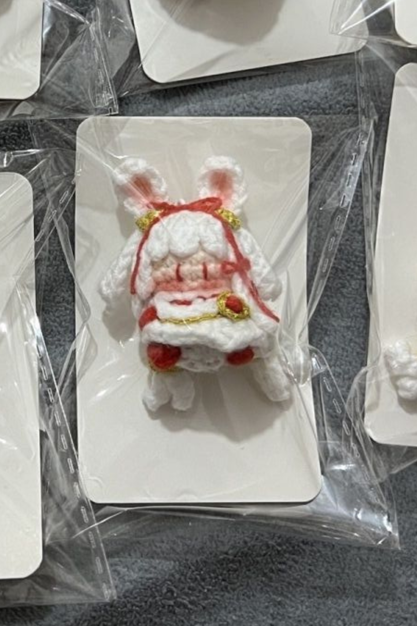 [Finished Product] Custom Honor of Kings Game Fan Art GONGSUN LI- Handmade Crochet Keychain Charm