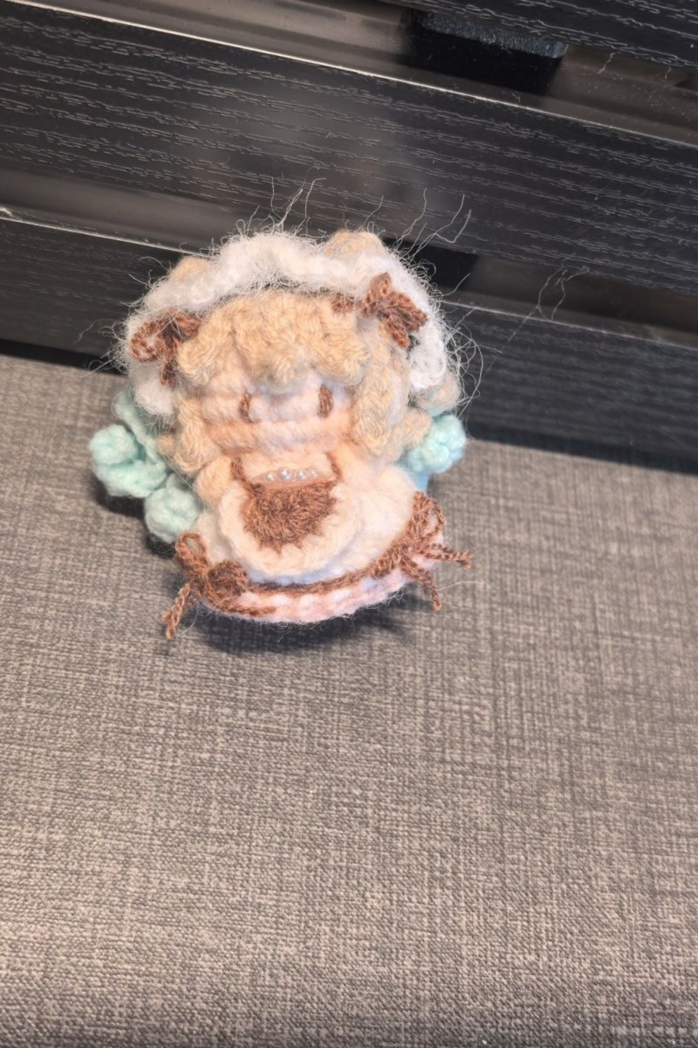 Finished Product Custom Infinity Nikki Game Fan Art - Hand-crocheted Keychain Charm
