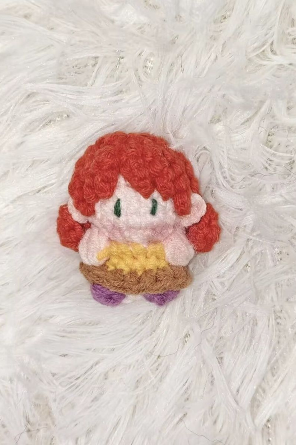 [Finished Product] Custom Stardew Valley Penny dolls Handmade Crochet Keychain