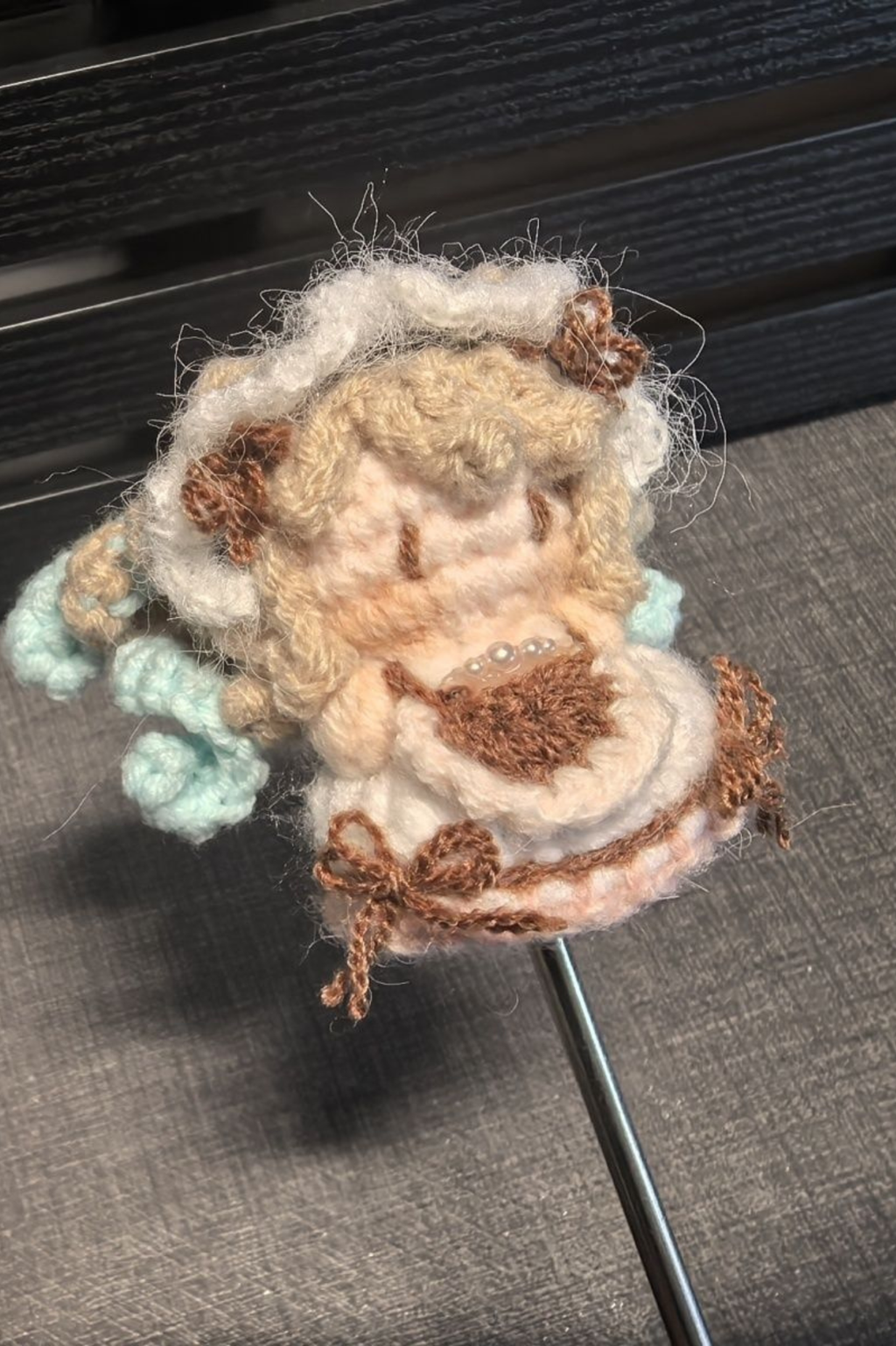 Finished Product Custom Infinity Nikki Game Fan Art - Hand-crocheted Keychain Charm