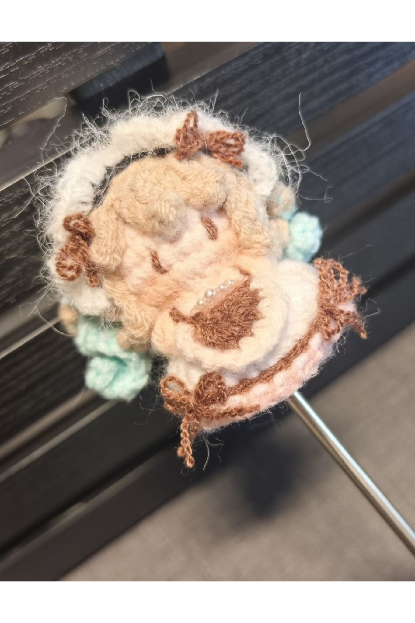 Finished Product Custom Infinity Nikki Game Fan Art - Hand-crocheted Keychain Charm