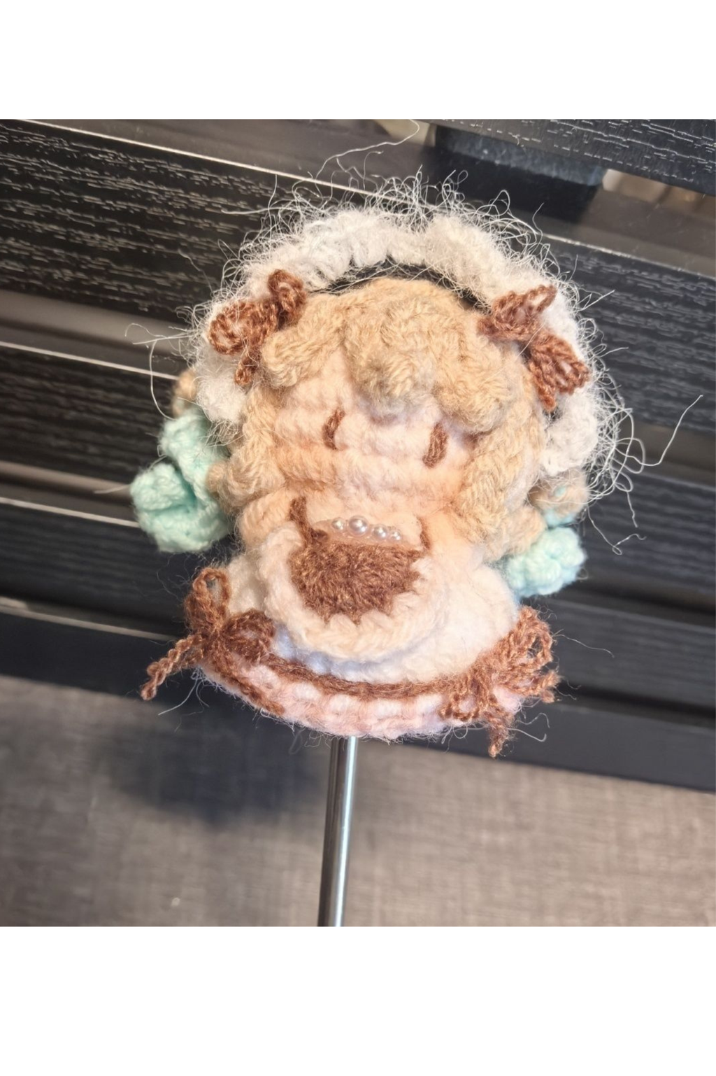 Finished Product Custom Infinity Nikki Game Fan Art - Hand-crocheted Keychain Charm