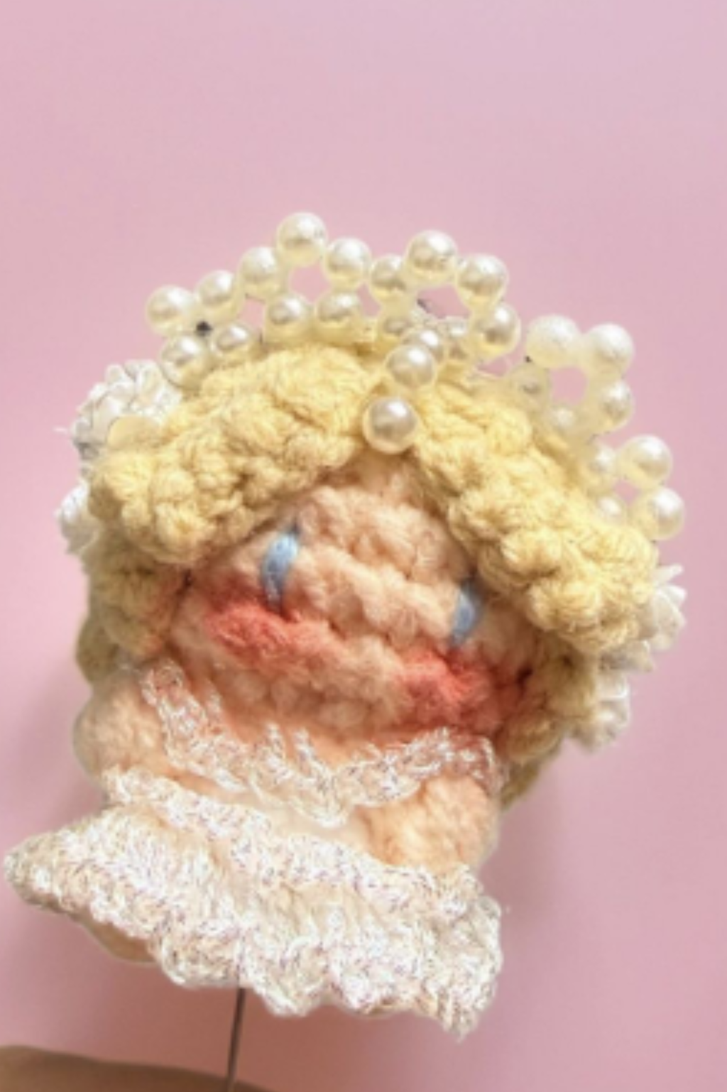 Finished Product Custom Identity V Grace Game Fan Art - Handmade Crochet Keychain Charm