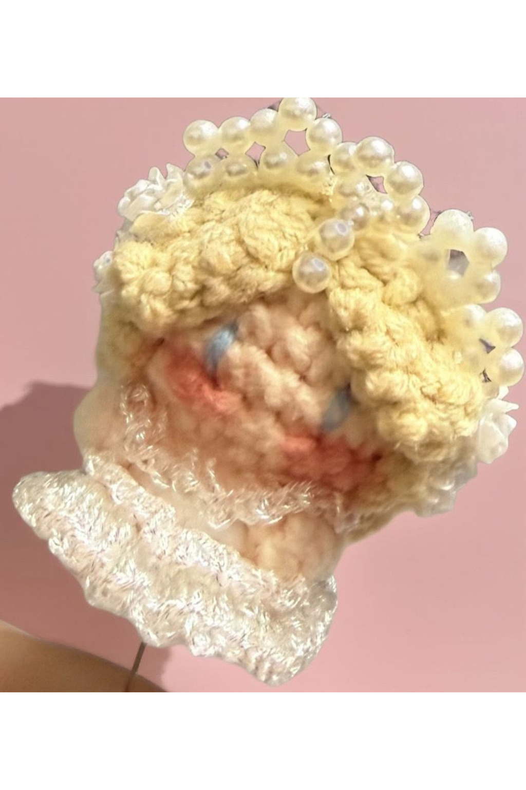 Finished Product Custom Identity V Grace Game Fan Art - Handmade Crochet Keychain Charm