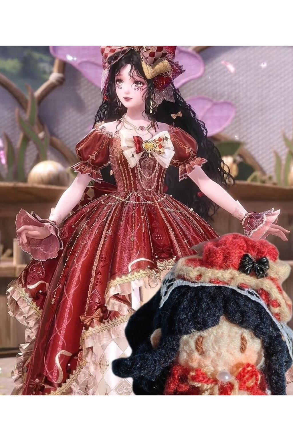 Finished Product Custom Infinity Nikki Game Fan Art-Handmade Crochet Keychain Charm