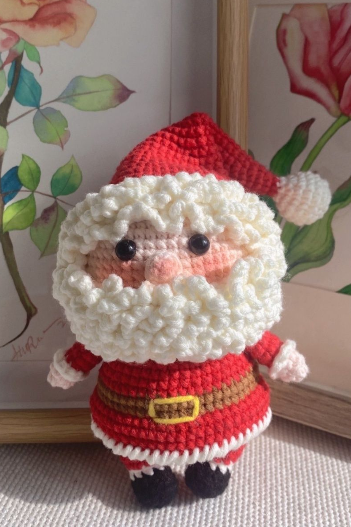 Handmade woven Santa Claus dolls - Christmas decorative dolls