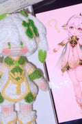 [Finished Product] Custom Nahida the Genshin Game Fan Art - Handmade Crochet Keychain Charm