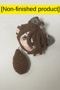 Finished Product Custom Identity V Luca Balsa（"Prisoner"） Game Fan Art - Handmade Crochet Keychain Charm