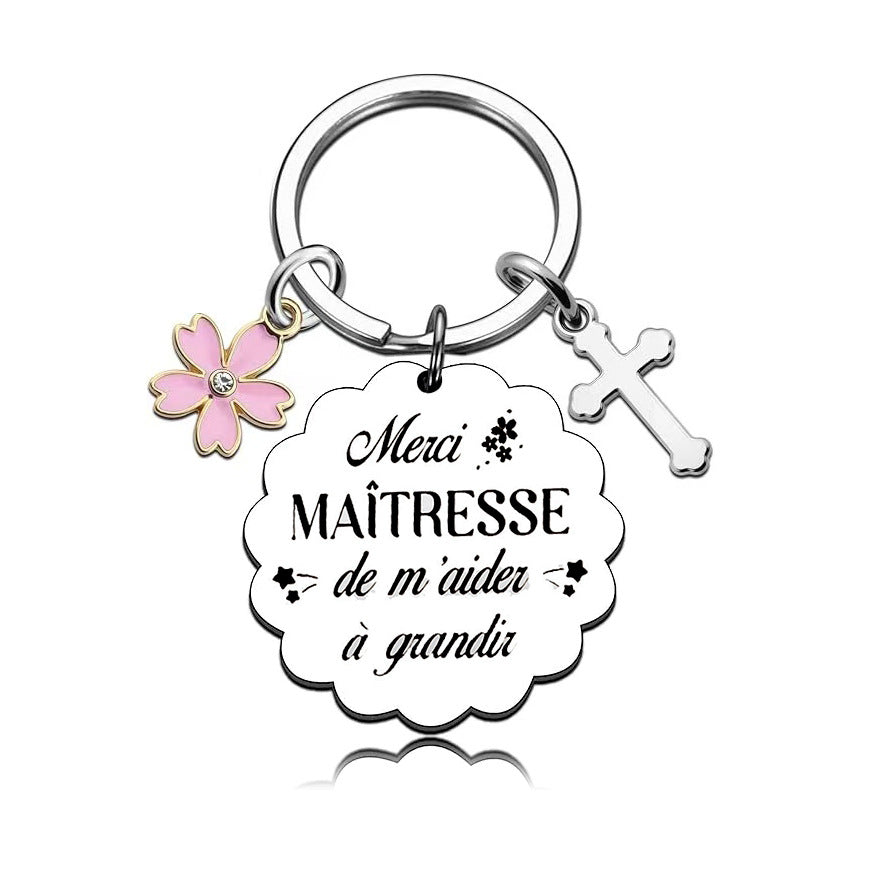 Sister Keychain Jewelry - A Sister is God's Way of Making Sure We Never Walk Alone Keychain Jewelry Birthday Gifts