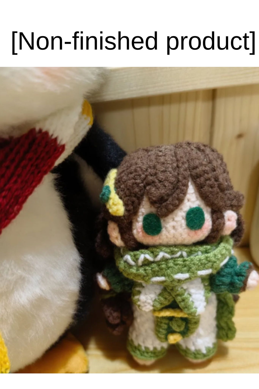 [Finished Product] Custom Honor of Kings Game Fan Art SANG QI- Handmade Crochet Keychain Charm