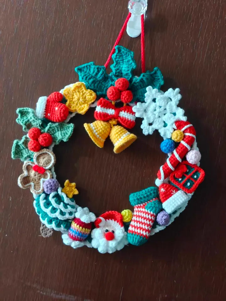 Christmas Finished Wreath Charm - Car/Bag Charm & Indoor Decor | Christmas Gift