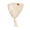 Women's French Chic Handmade Knitted Daisy Triangle Tie-Up Headscarf